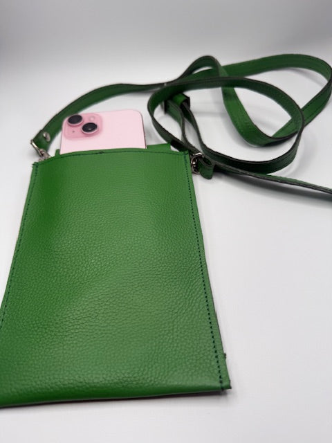 Ivy Phone Pocket - Leather Crossbody Pouch